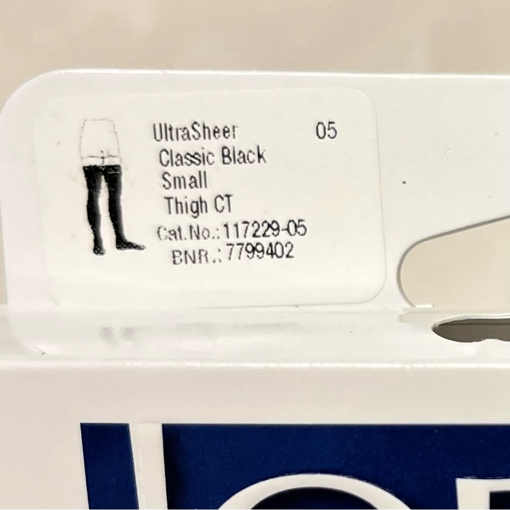 Jobst UltraSheer Compression Thigh Stockings - Black with Lace top 8-15 mmHg - Picture 5 of 11